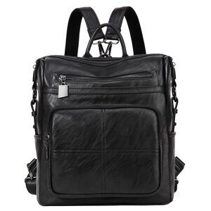 8845 Backpack Purse ,Fashion Convertible Vegan Leather Shoulder Bags
